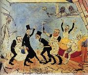 James Ensor The Bad Doctors painting